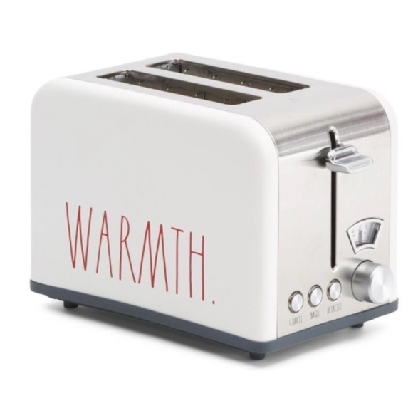 Rae Dunn Toaster, Stainless Steel 2 Slice Square Toaster, 5 Browning Levels NWT - Picture 2 of 8